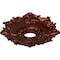Ekena Millwork Riley Ceiling Medallion (Fits Canopies up to 4 5/8"), 18"OD x 3 1/2"ID x 1 1/2"P, Antique Copper CM18RLACS - alternate 3